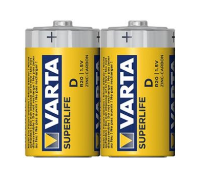 

Батарейка VARTA SUPERLIFE D (бочка техническое) 2шт. / бл