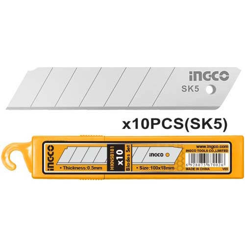 

Леза для ножів сегментні 10 шт. INGCO (HKNSB181)