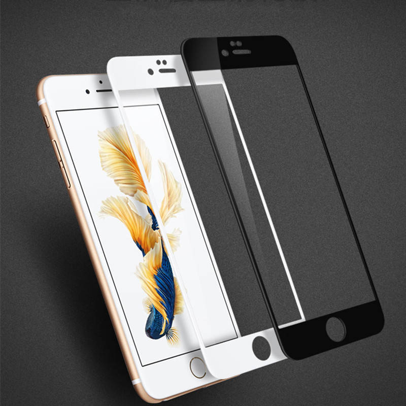 

Защитное стекло для iPhone 6 Plus / 6S Plus черное и белое