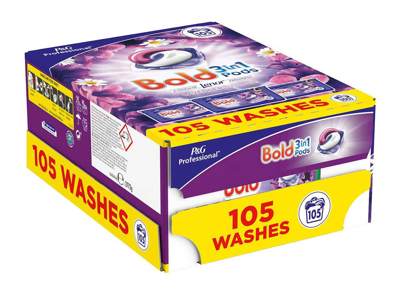 

Капсулы для стирки Bold All in 1 Pods Лаванда и ромашка 105 шт