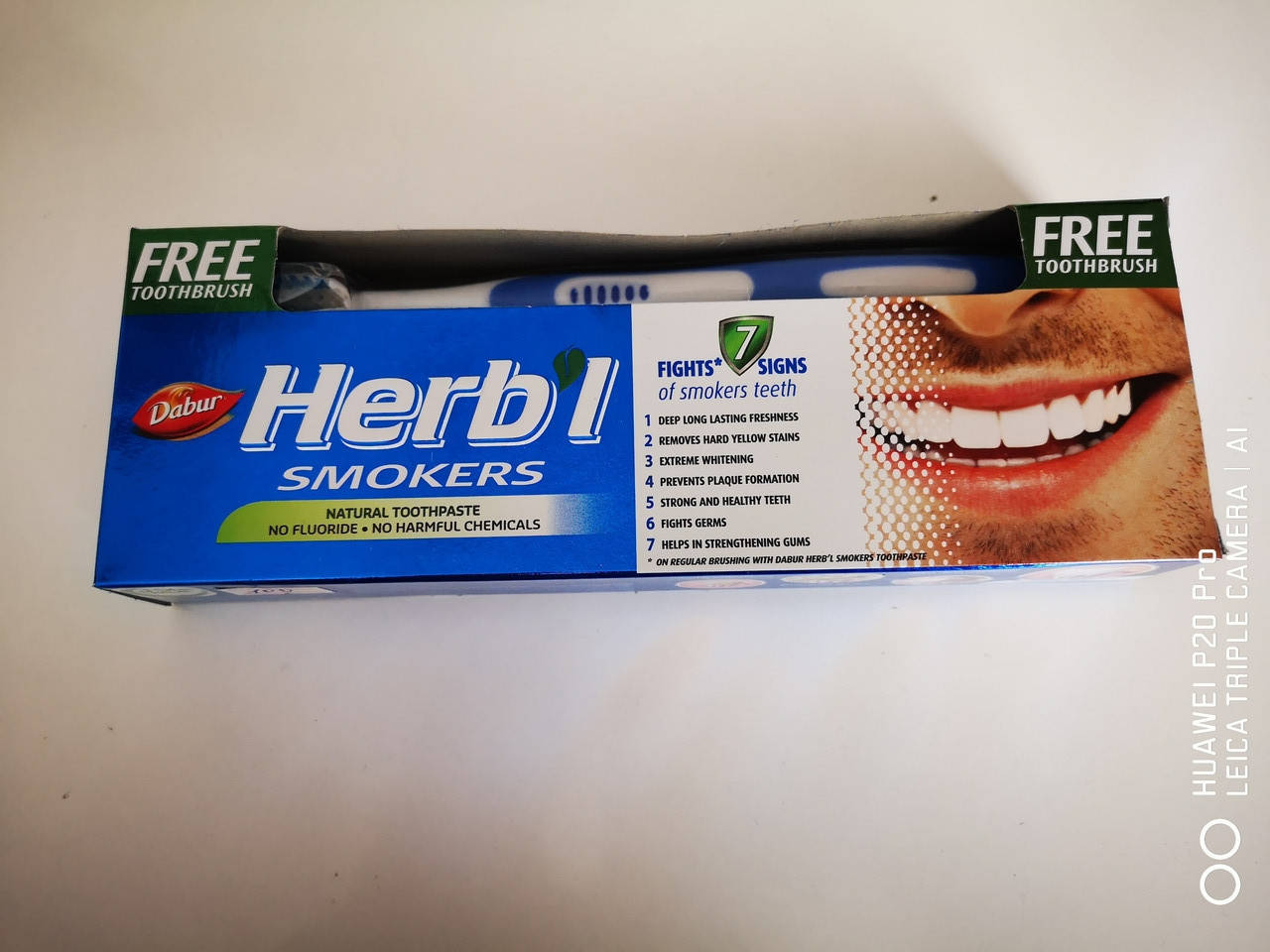 

Зубная паста Для курильщиков HERB`L + зубная щетка