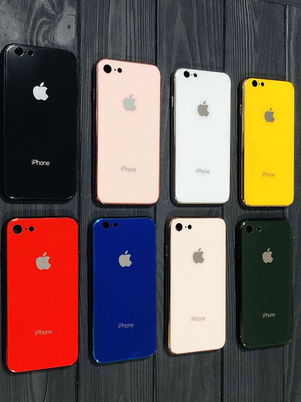 

Стеклянный чехол для Apple iPhone 6/6s ( ) 5053 МирАкс, Черный