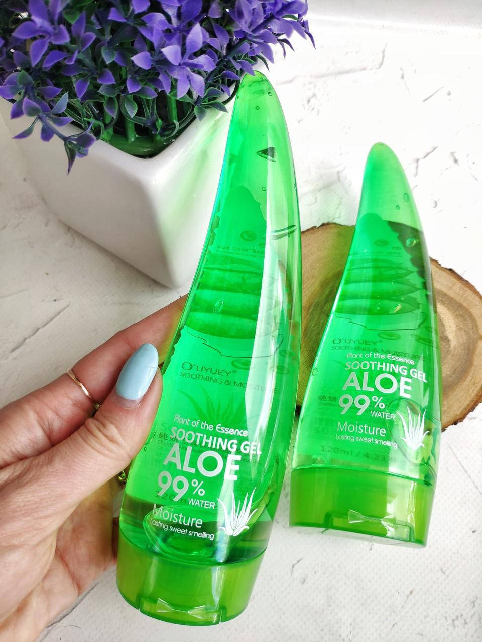 

Увлажняющий гель ALOE VERA 99% Ouyuey 120 мл (гель алое вера)