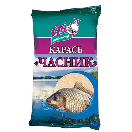 

Прикормка "Ай подсекай" Карась "Чеснок"1000 грамм