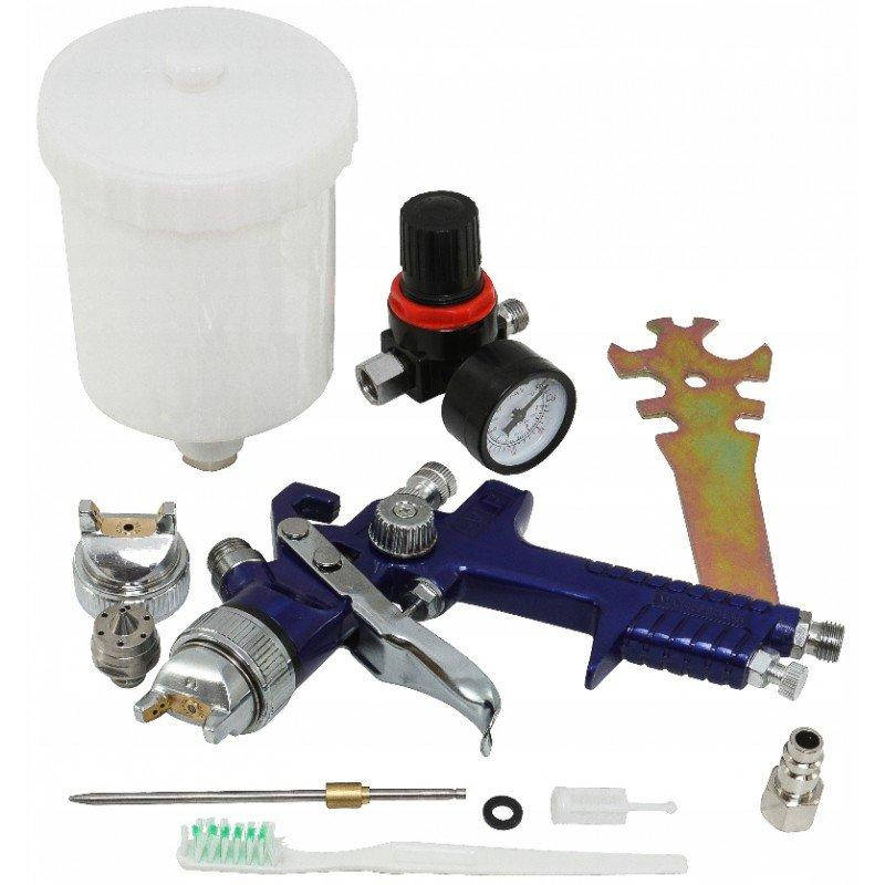 

Краскопульт VERKE V81294 2 сопла в комплекті + регулятор тиску