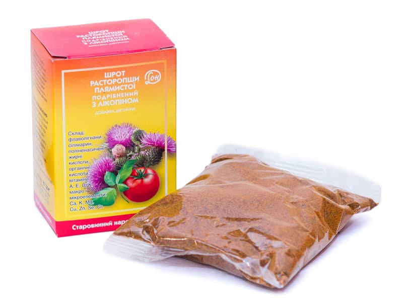 

Шрот розторопші з лікопіном "Дон", 100 гр