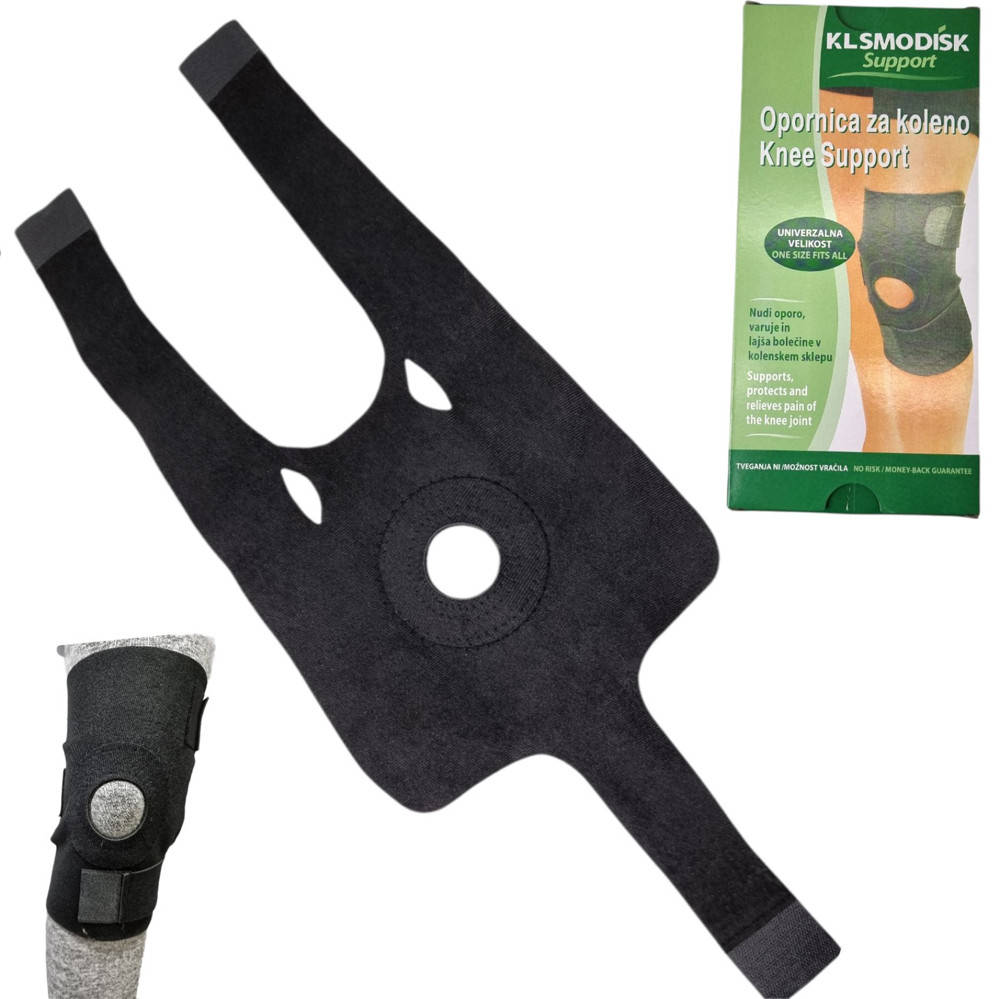 

Космодиск Support для колена Black Наколенник с фиксирующим ремнем Бандаж на колено S-M