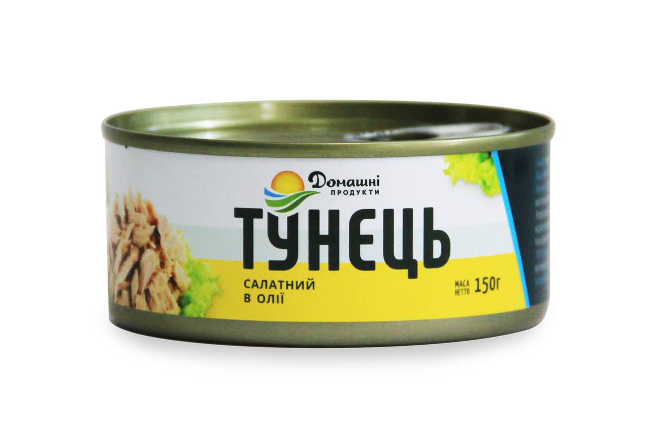 

Консерва Домашні продукти 150г Тунець салатний в олії