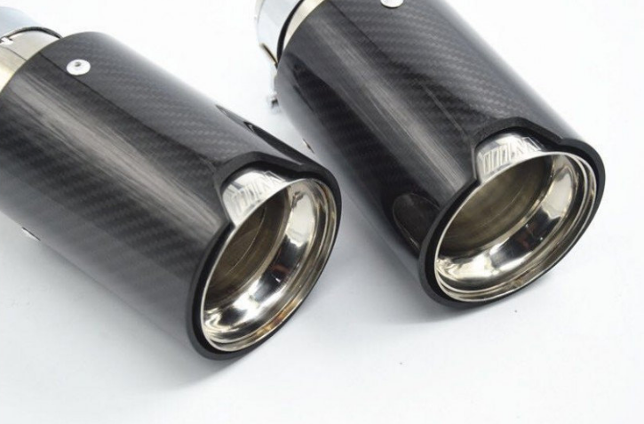 

Карбоновая насадка глушителя BMW M Performance Новая Оригинальная 89мм одиночная