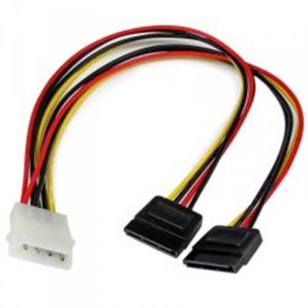 

Кабель питания Atcom (16148) Molex-2Sata, 0.2 м, Черный