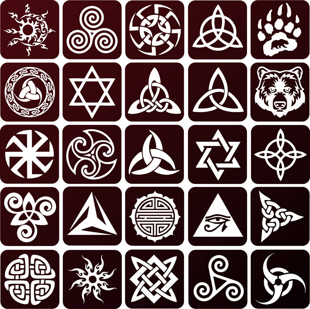 

Трафареты (наклейка) для травления металла 6х6 см, 25 шт. в наборе