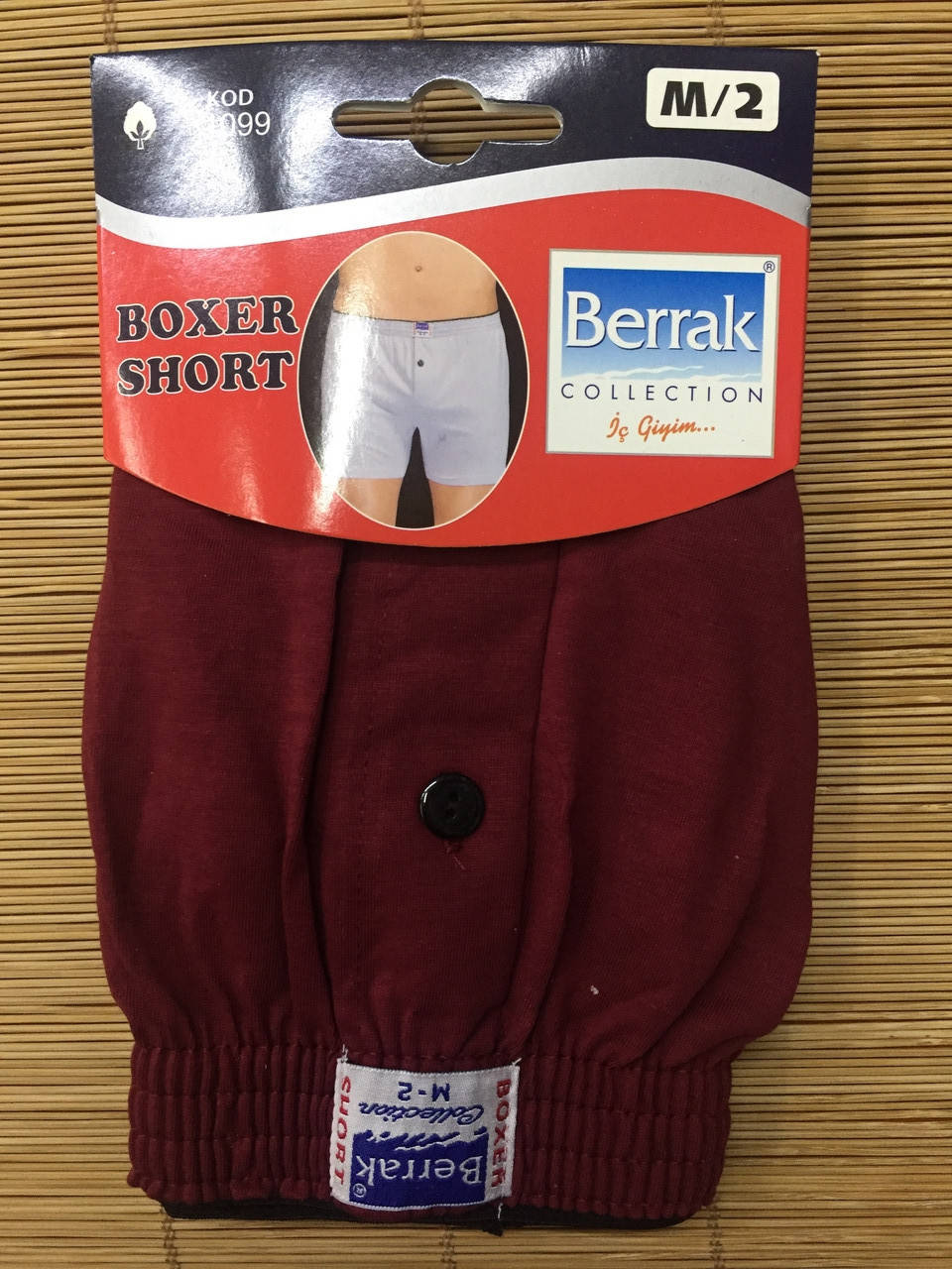 

Трусы свободные(трусы-семейки) мужские BERRAK (Беррак) пр-во Турция, Бордовый