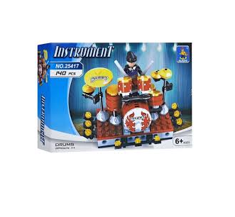 

Конструктор Model series Барабанная Установка 140 деталей 25417