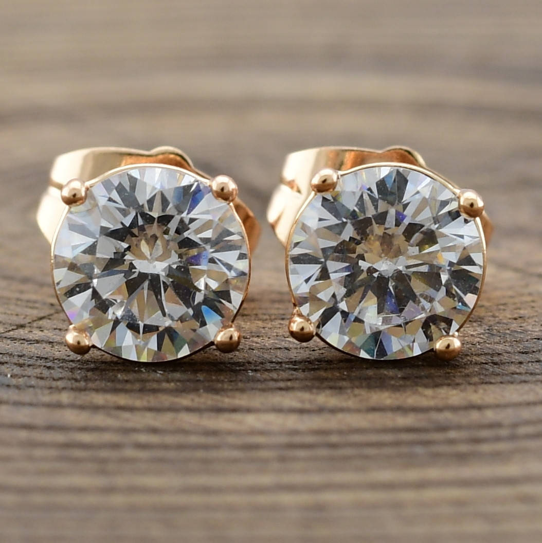 

Серьги гвоздики Дженнифер 31697 размер 7х7 мм белые фианиты вес 2.0 г позолота 18К