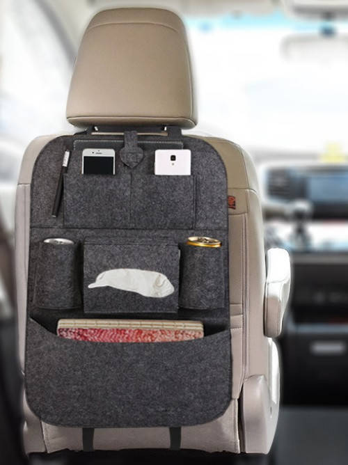 

Органайзер на автомобильное сидение Темно-серый