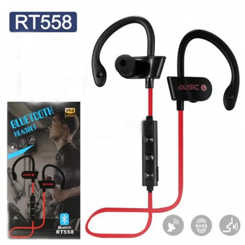 

Безпровідні навушники RT 558 RED Bluetooth, Красный