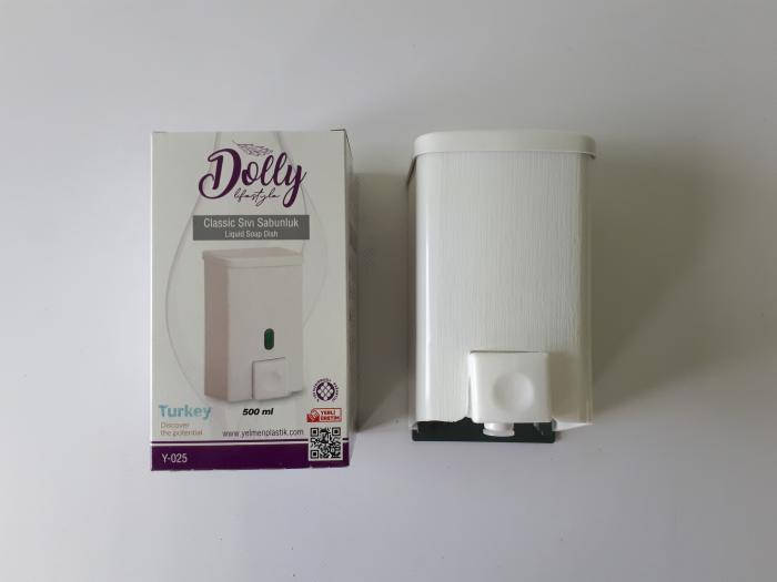 

Дозатор для жидкого мыла, пластмассовый Y-025 classik "Dolly" (500 мл.)