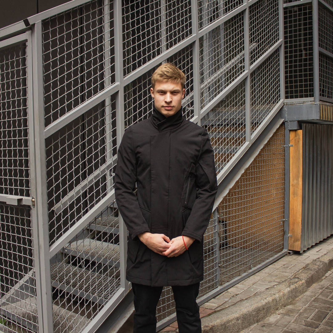 

Чоловічий плащ куртка ТУР "Yakuza" Black XL