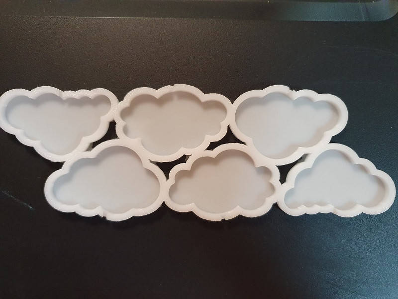 

Молд силиконовый для леденцов Облака