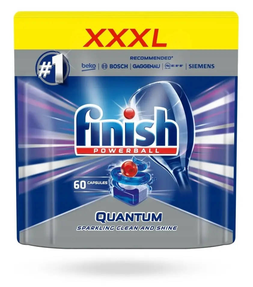 

Finish Quantum Powerball Таблетки для посудомоечных машин 60 шт.