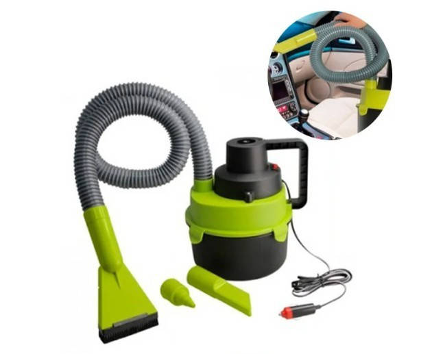 

Вакуумный авто пылесос Black Multifunction Auto Vacuum, 4 насадки, 12V