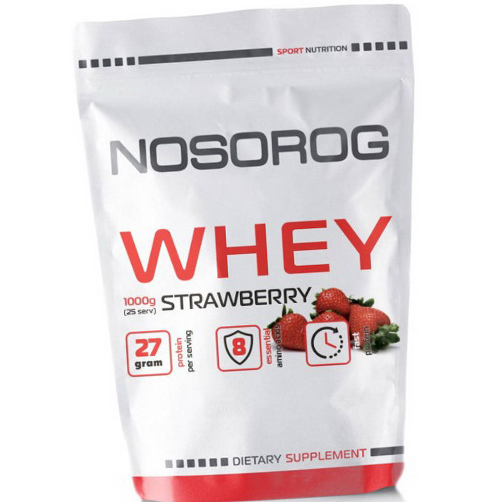 

Спортивный сывороточный белок (протеин) Nosorog Whey 1 кг без вкуса