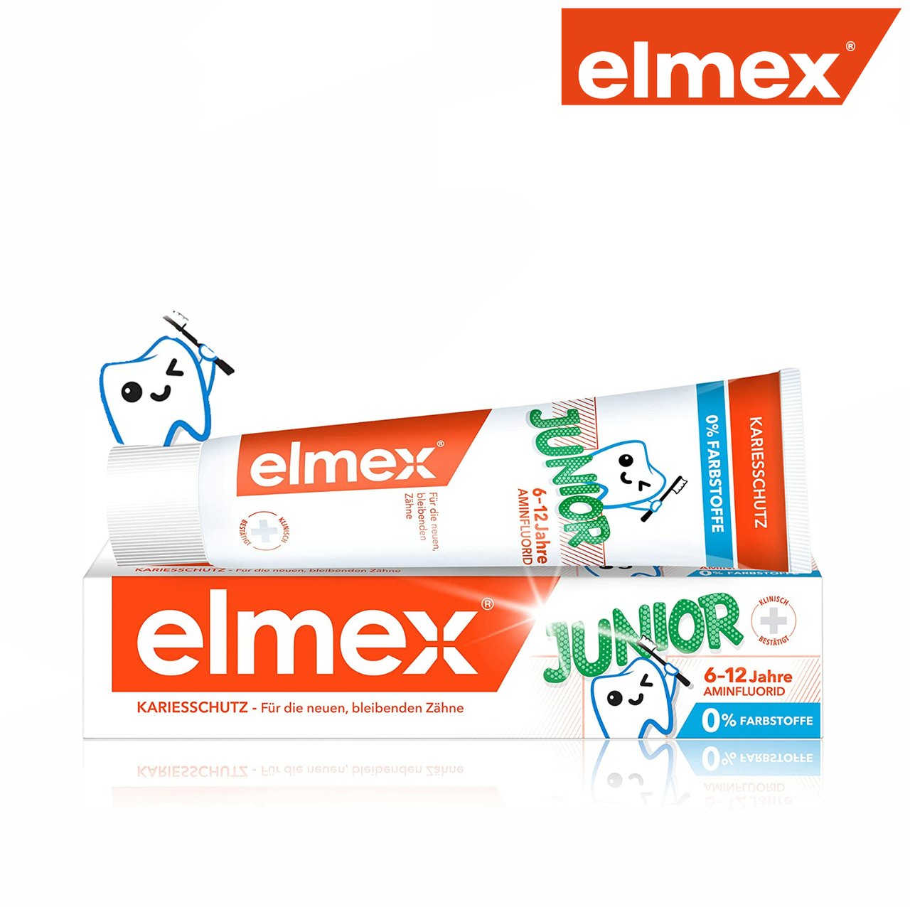 

Детская зубная паста Elmex Junior (6-12 лет), 75 мл