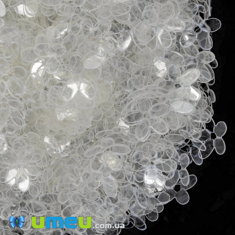 

Пайетки Индия цветы, 10 мм, Прозрачные, 5 г (PAI-041458)