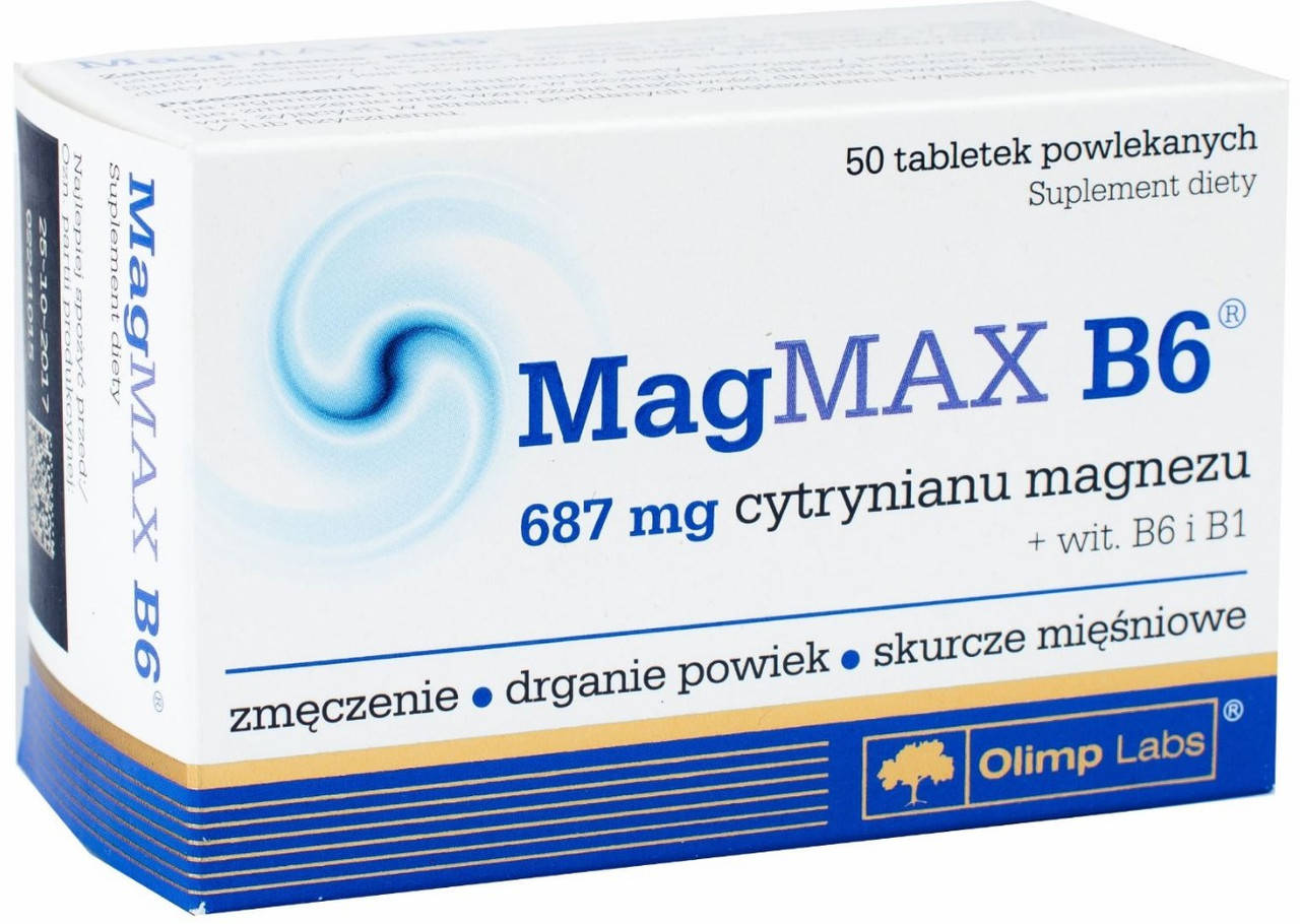 

Магний В6 Olimp MagMax B6 50 таблеток