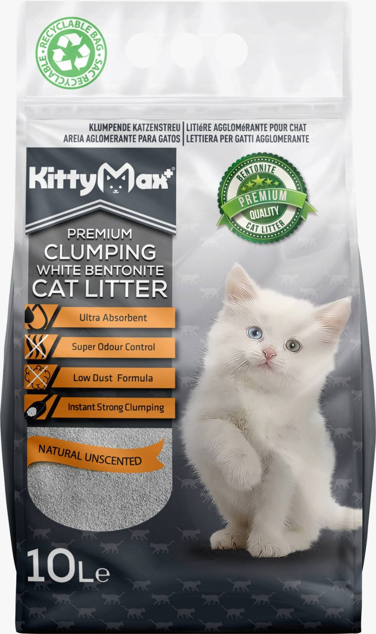 

Kitty Max бентонитовый наполнитель без запаха 10 л