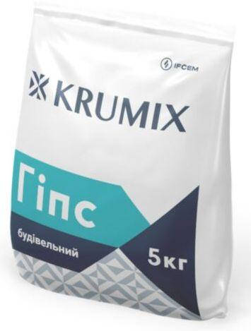 

Гіпс будівельний Г-5 Krumix 5кг