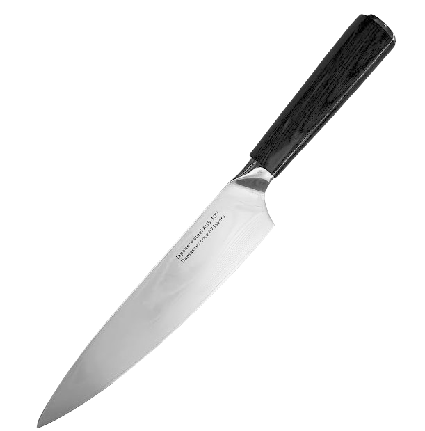 

Нож универсальный Damascus DK-HJ 6008 дамасская сталь AUS-10 67 слоев лезвие 20 см