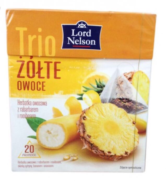 

Чай Lord Nelson Trio zolte owoce 20 пакетов