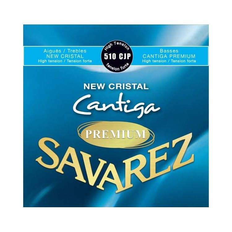 

Струны для классической гитары Savarez Newcristal Cantiga 510CJP Premium High Tension