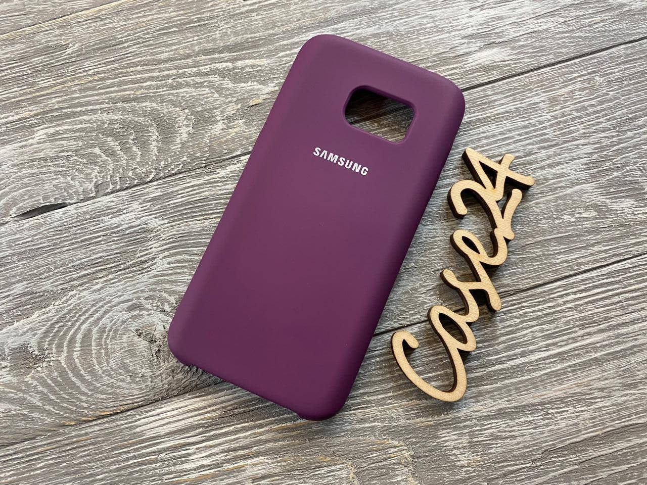 

Чехол Soft touch для Samsung Galaxy S7 (8 цветов) баклажановый