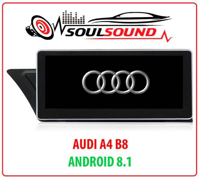 

Штатная магнитола Audi A4 B8 2009-2016 android 8 3/32gb 10.25"inch GPS