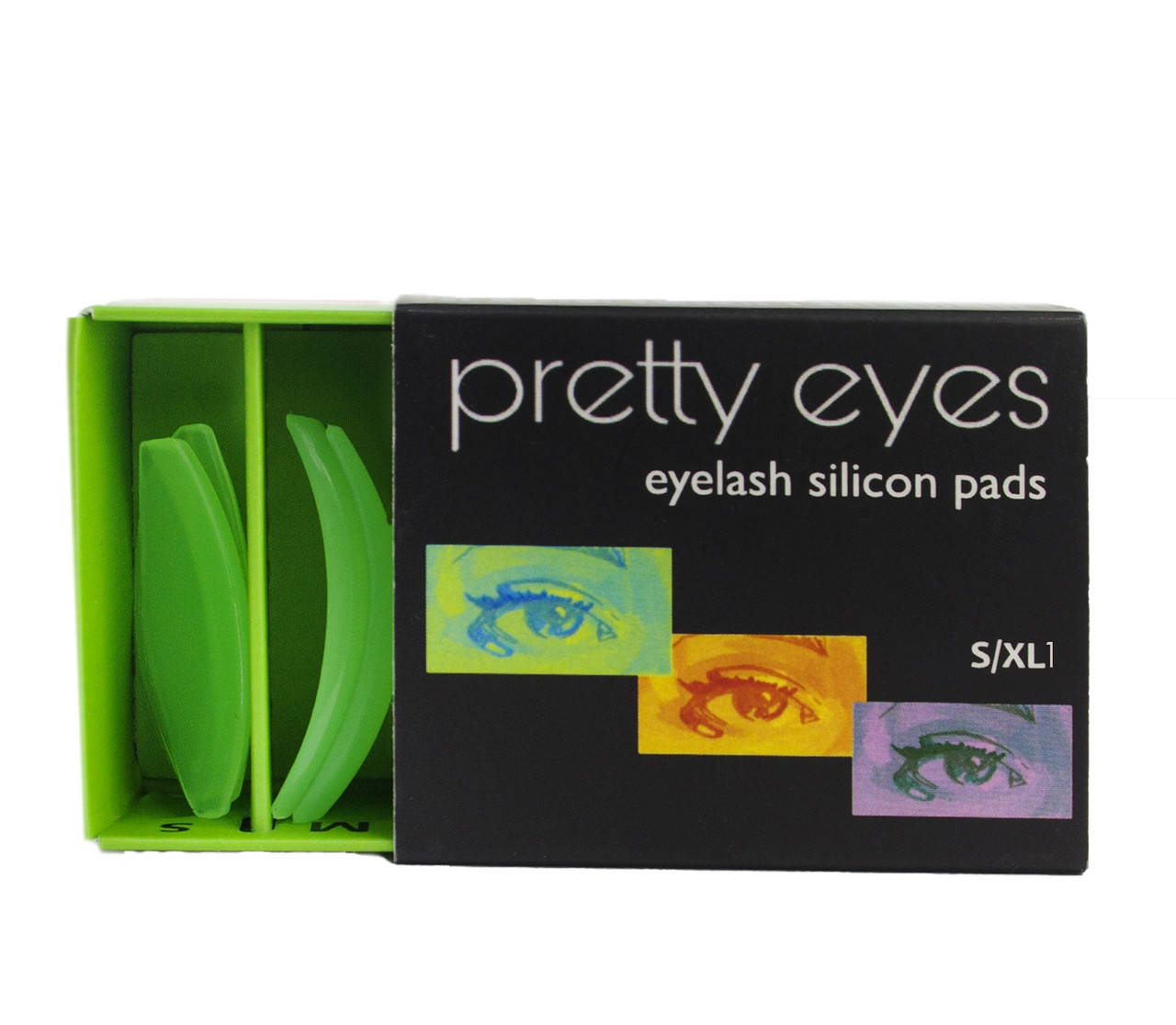 

Набор валиков 4 пар Pretty Eyes зеленые с 1
