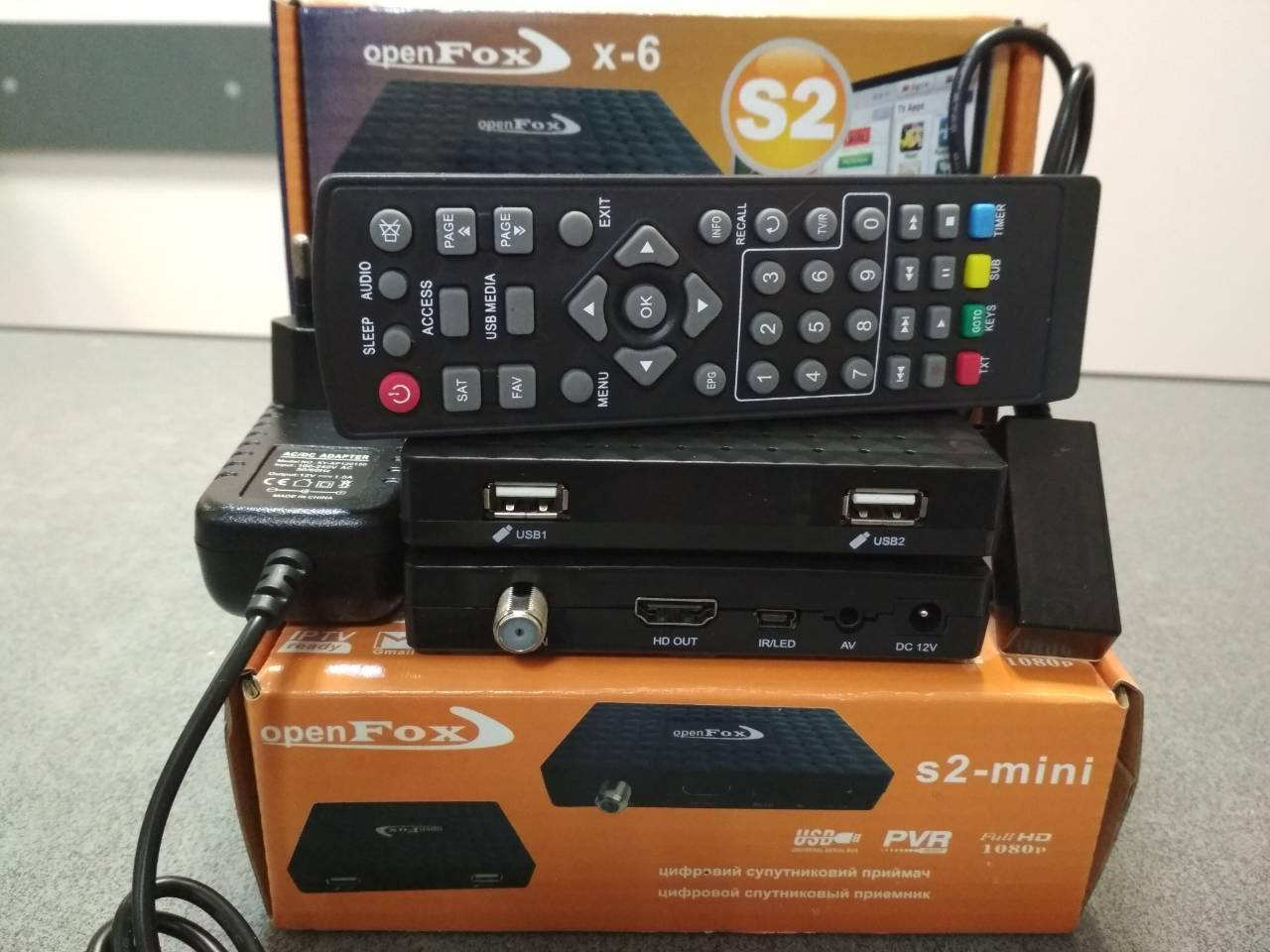 

Супутниковий тюнер OpenFox X6 HD