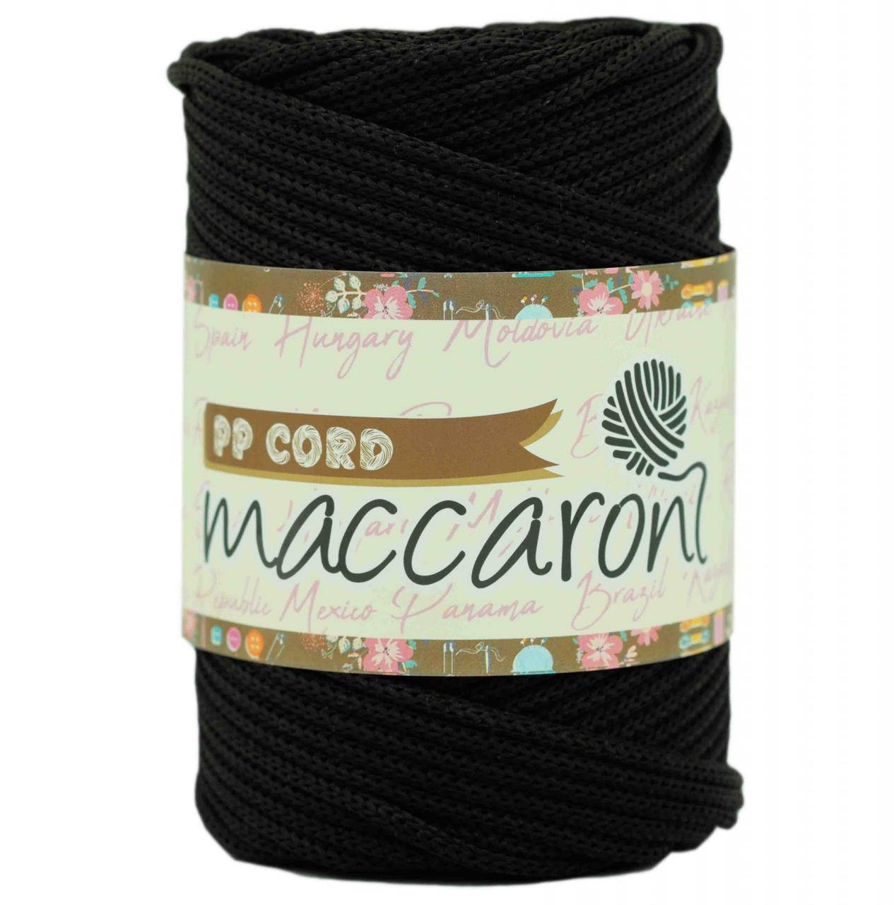 

Полипропиленовый шнур Maccaroni PP Cord 5 mm ,черный