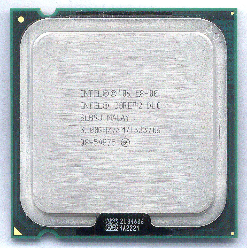 

Процессор 2 Ядра Intel Core 2 Duo E8400 (775 сокет)