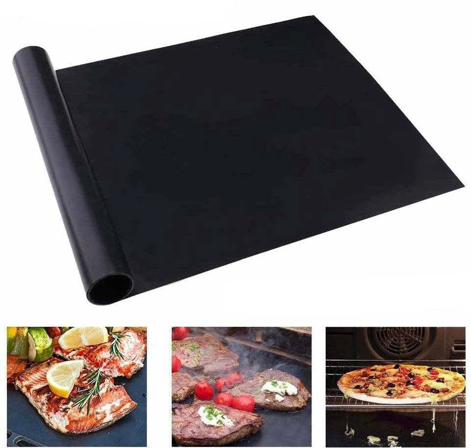 

Антипригарный коврик гриль мат BBQ grill sheet 40*60 см - 04516429, Черный