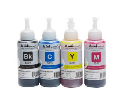 

Чернила светостойкие INKSYSTEM для фотопечати на Epson L355 (4 цвета)