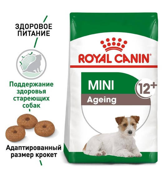 

Royal Canin Mini Ageing 12+ для собак (от 12лет ) мини пород 3,5кг