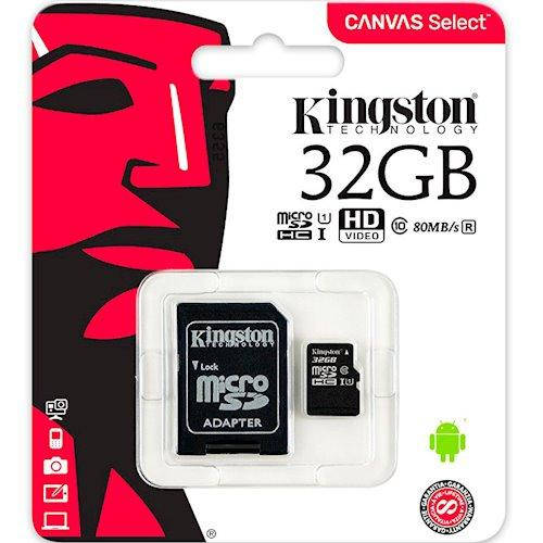 

Карта памяти 32 Гб Kingston 10 class micro SD 32Gb класс 10 с адаптером