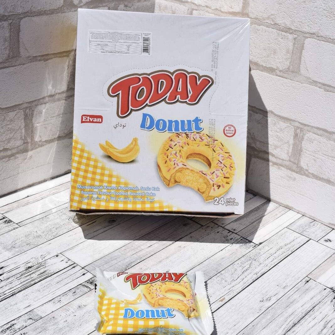

Пончик TODAY DONUT Донат 24 шт БАНАН