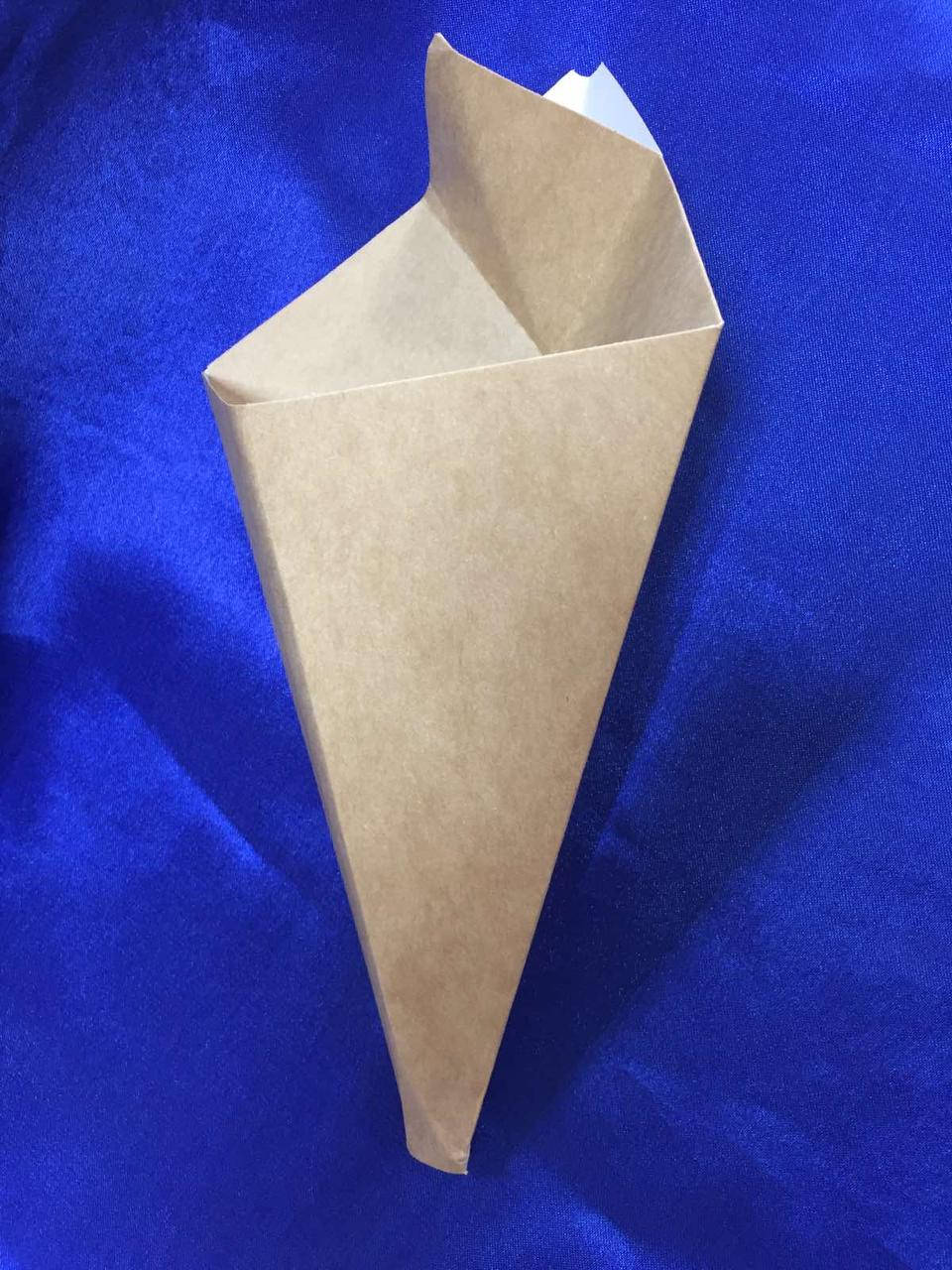 

(013744) Упаковка "Конверт-конус" КРАФТ/КРАФТ (500шт/ящ)