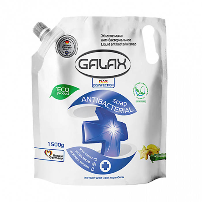 

Galax Рідке мило антиб. з алоє і соком карамболи 1,5л (Doypack) 721754