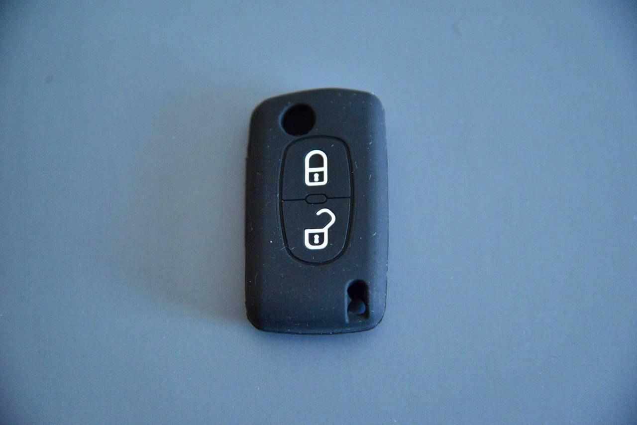 

Чехол на ключ Ситроен Citroen C1, C2, С3, С4,Berlingo (Ситроен Берлинго) 2 - кнопки