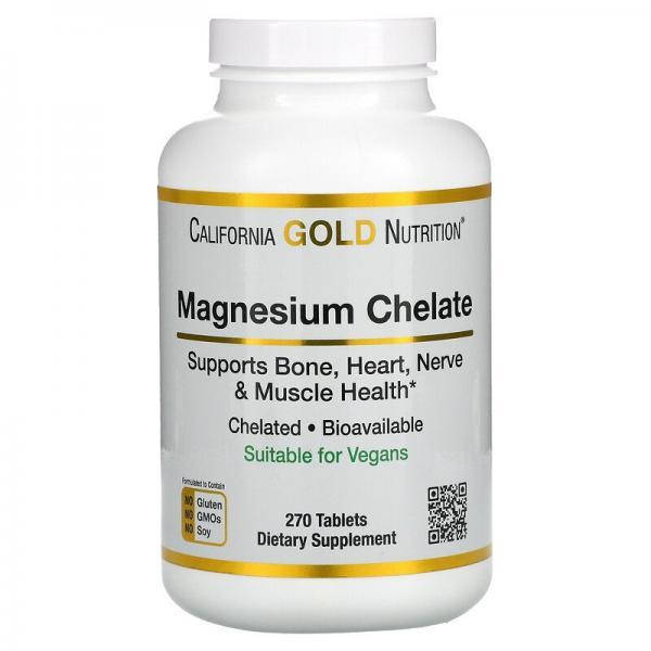 

California Gold Nutrition хелат магния 210 мг 270 таблеток