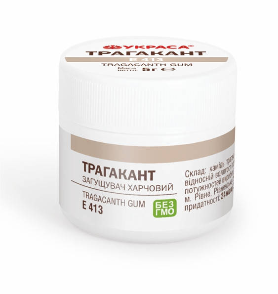 

Камедь трагаканту "УКРАСА" (пет банка), (5 г)